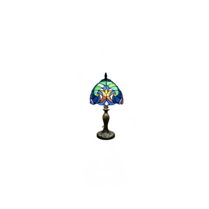 Lampada da Tavolo Minster Ripple Tiffany 20cm