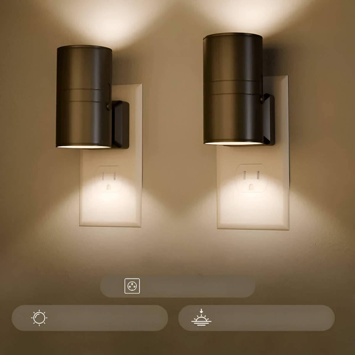 ZenBeam Sense - Luce notturna LED con sensore regolabile da inserire