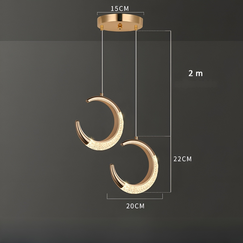 Lampada a sospensione minimalista – Moderna & Senza tempo | Illuminazione elegante per interni