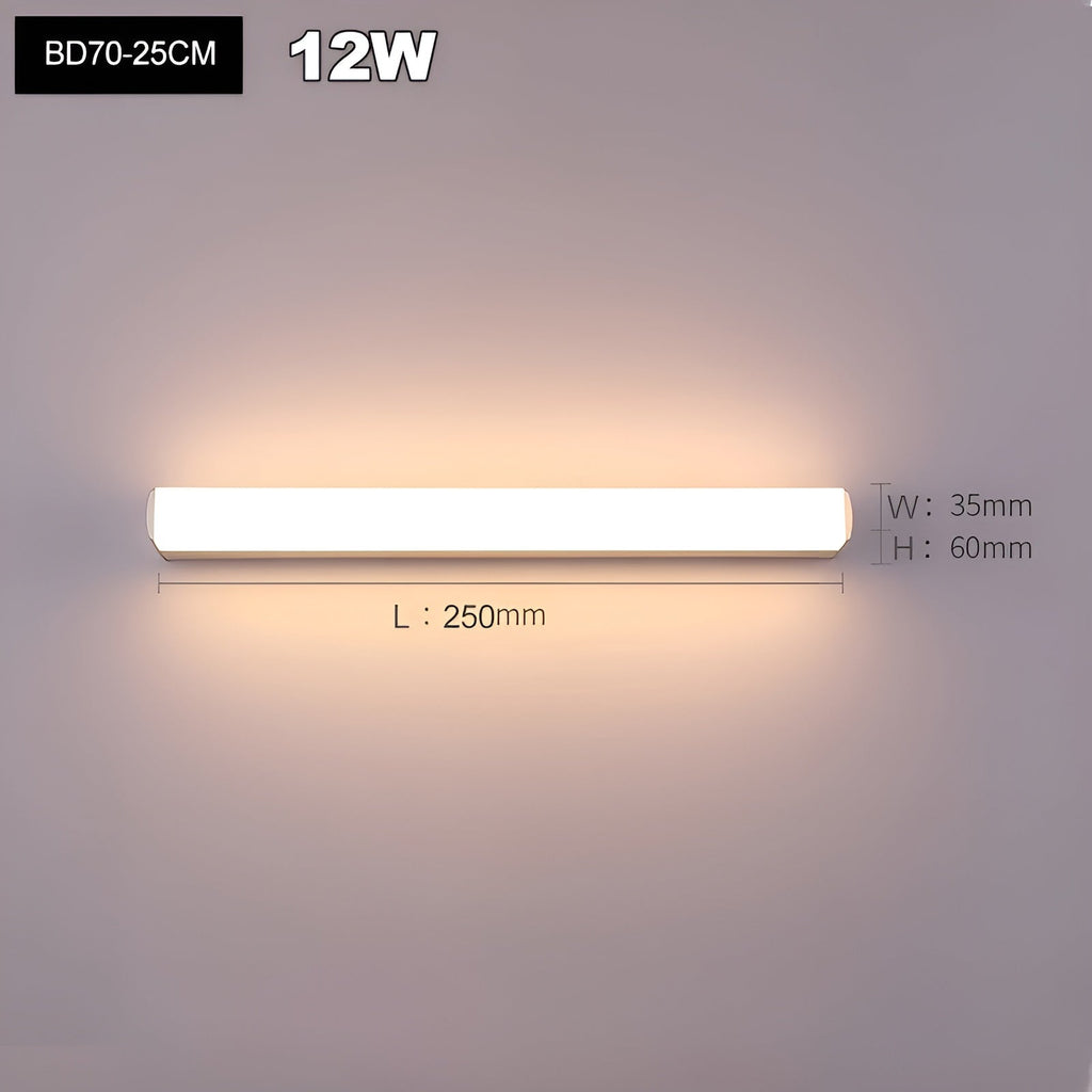 Moderna Applique LED – Resistente all'umidità & Stile | Ideale per Bagno e Camera da Letto
