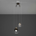 Lampada a sospensione in cristallo – Design elegante in stile scandinavo | Perfetta per camera da letto, soggiorno e tavolo da pranzo