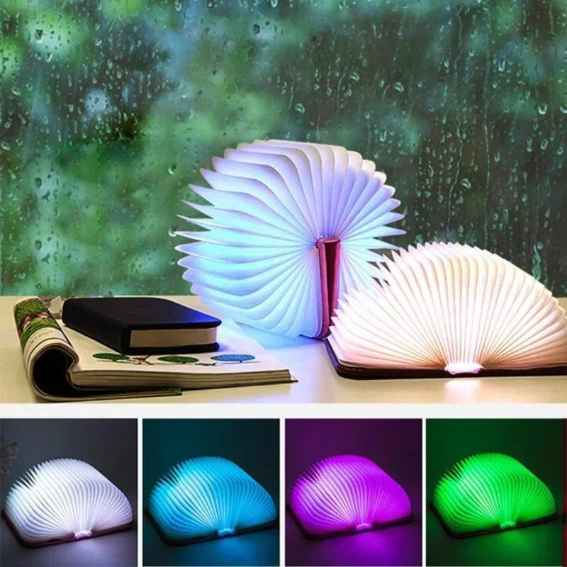 BookLight - Elegante lampada pieghevole per libri per un arredamento versatile