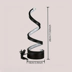 SpiralGlow - Elegante lampada LED dimmerabile