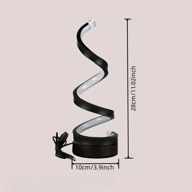 SpiralGlow - Elegante lampada LED dimmerabile