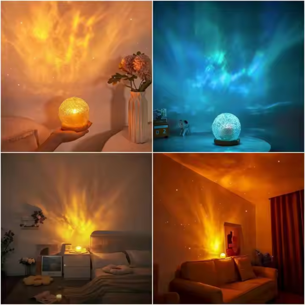 Lampada da tavolo unica con effetto onde – puro relax!