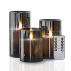 Candele Senza Fiamma Deluxe – Set di 3
