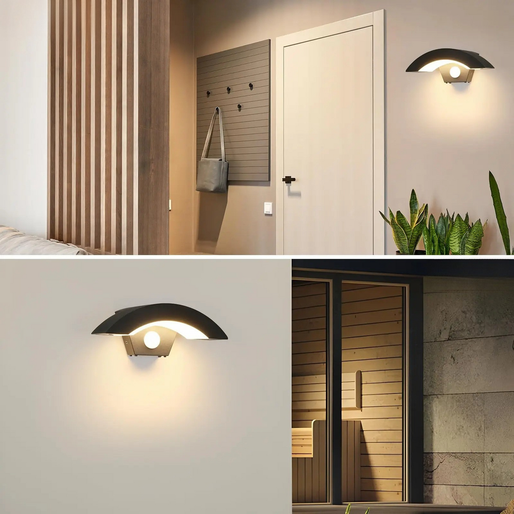 Lampade da esterno in set da 2 – Con sensore di movimento e protezione | Per casa e giardino