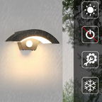 Lampade da esterno in set da 2 – Con sensore di movimento e protezione | Per casa e giardino