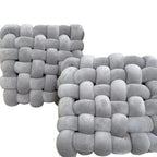 Cuscini decorativi a nodo in set da 2 – Morbidi e Decorativi | Perfetti per divano, letto e soggiorno