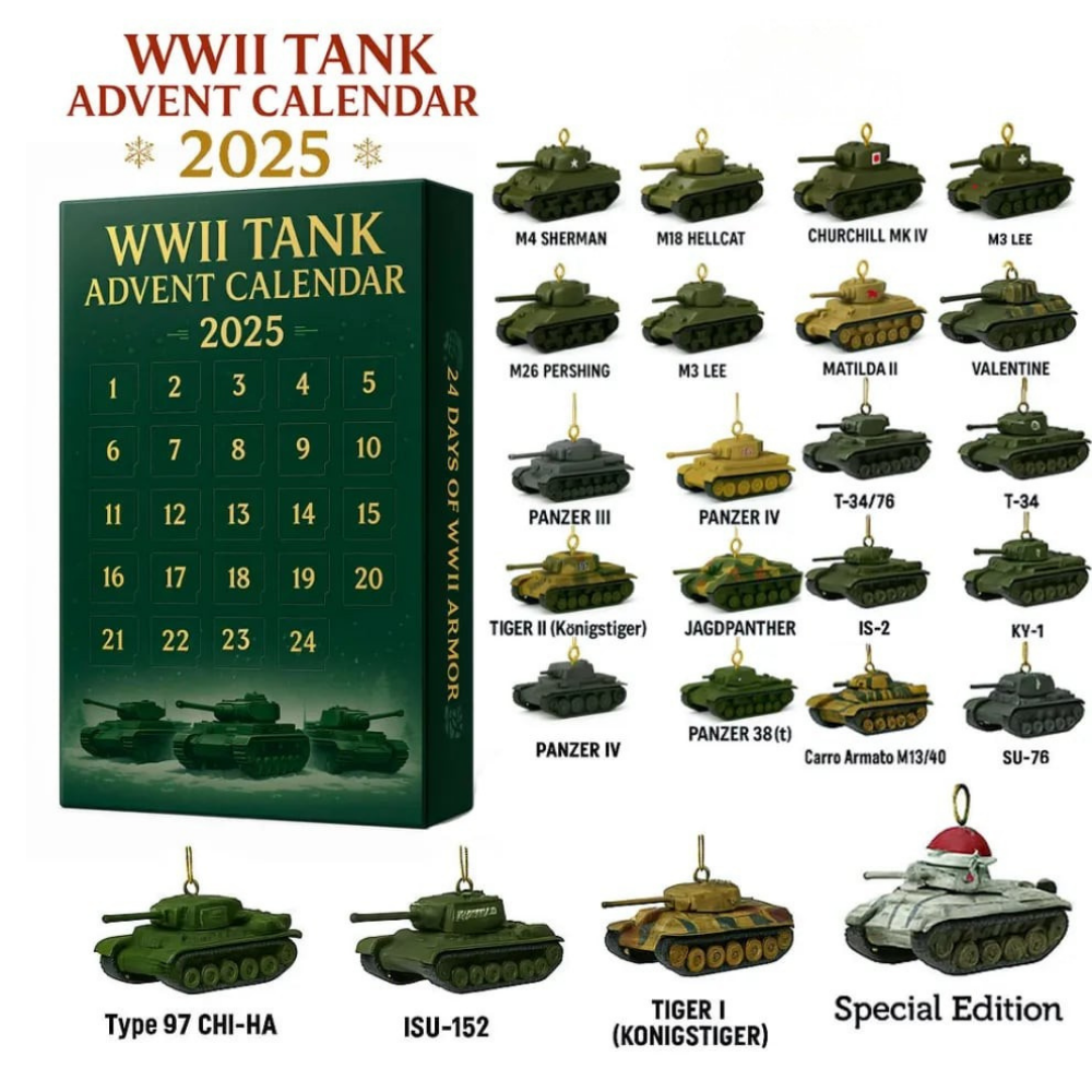 TankForge | Calendario dell'Avvento dei carri armati della Seconda Guerra Mondiale 2025 Esperienza da Collezionista