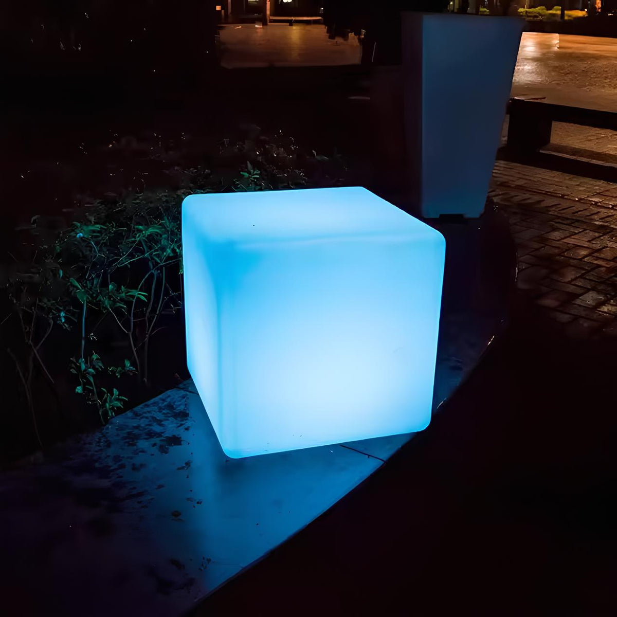 CubeAura Light - Lampada da giardino cubica e creativa