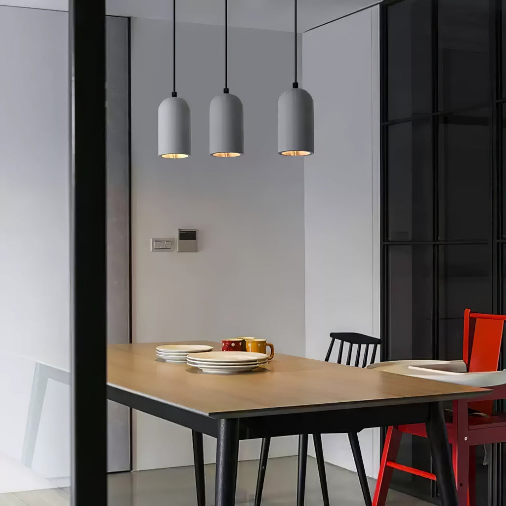 Utopeza Lampada a sospensione – Cemento riciclato – Grigio – Ø 30 cm – Design moderno