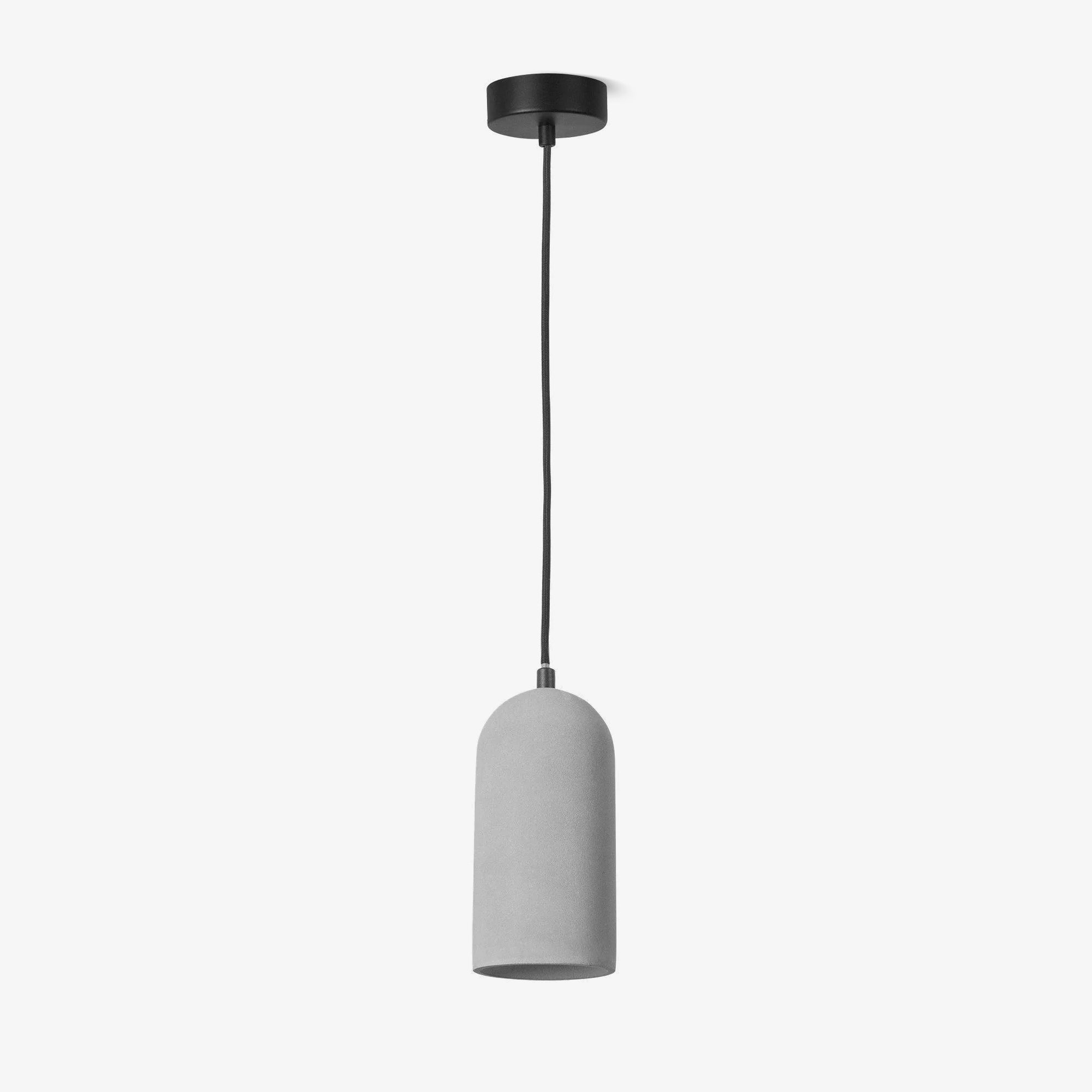 Utopeza Lampada a sospensione – Cemento riciclato – Grigio – Ø 30 cm – Design moderno