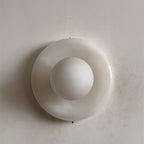 Applique Orli in Onice Bianco
