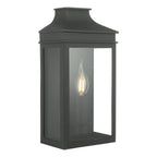 Lanterna da Parete da Esterno Dar Vapour Nera IP44