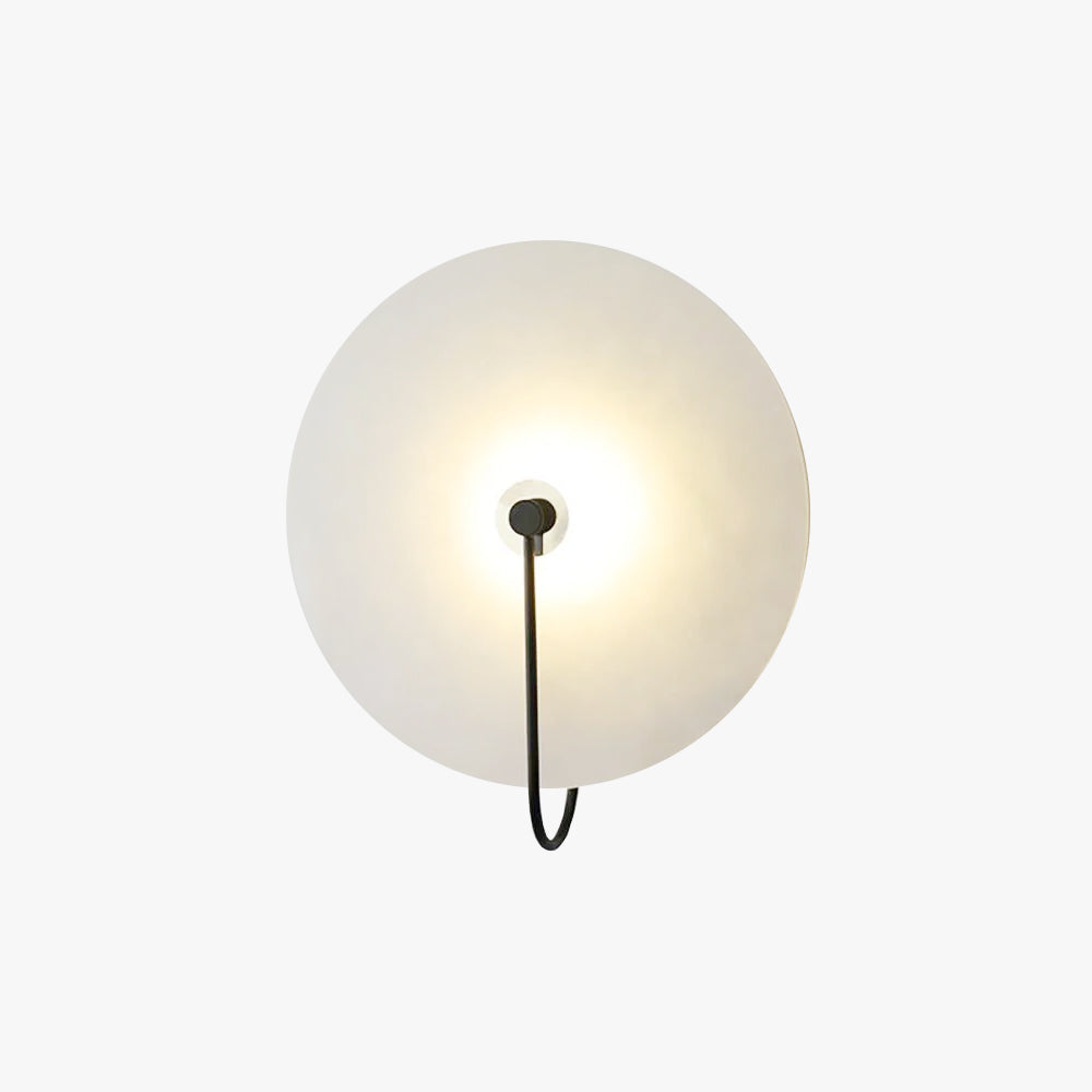 Kristy Alabaster Lampada da Parete LED Rotonda Iconica Circolare