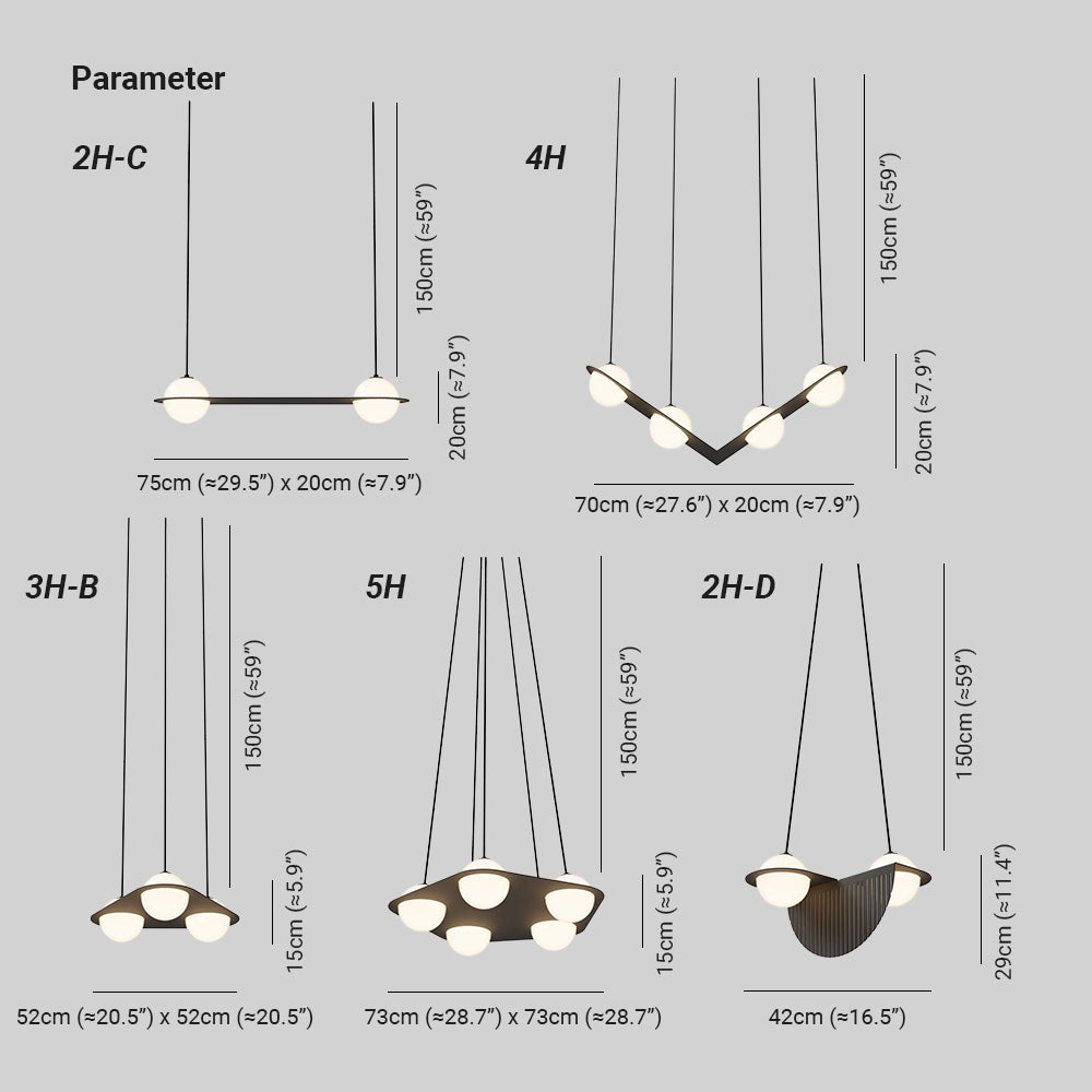 Lampada a sospensione in vetro nero Selan