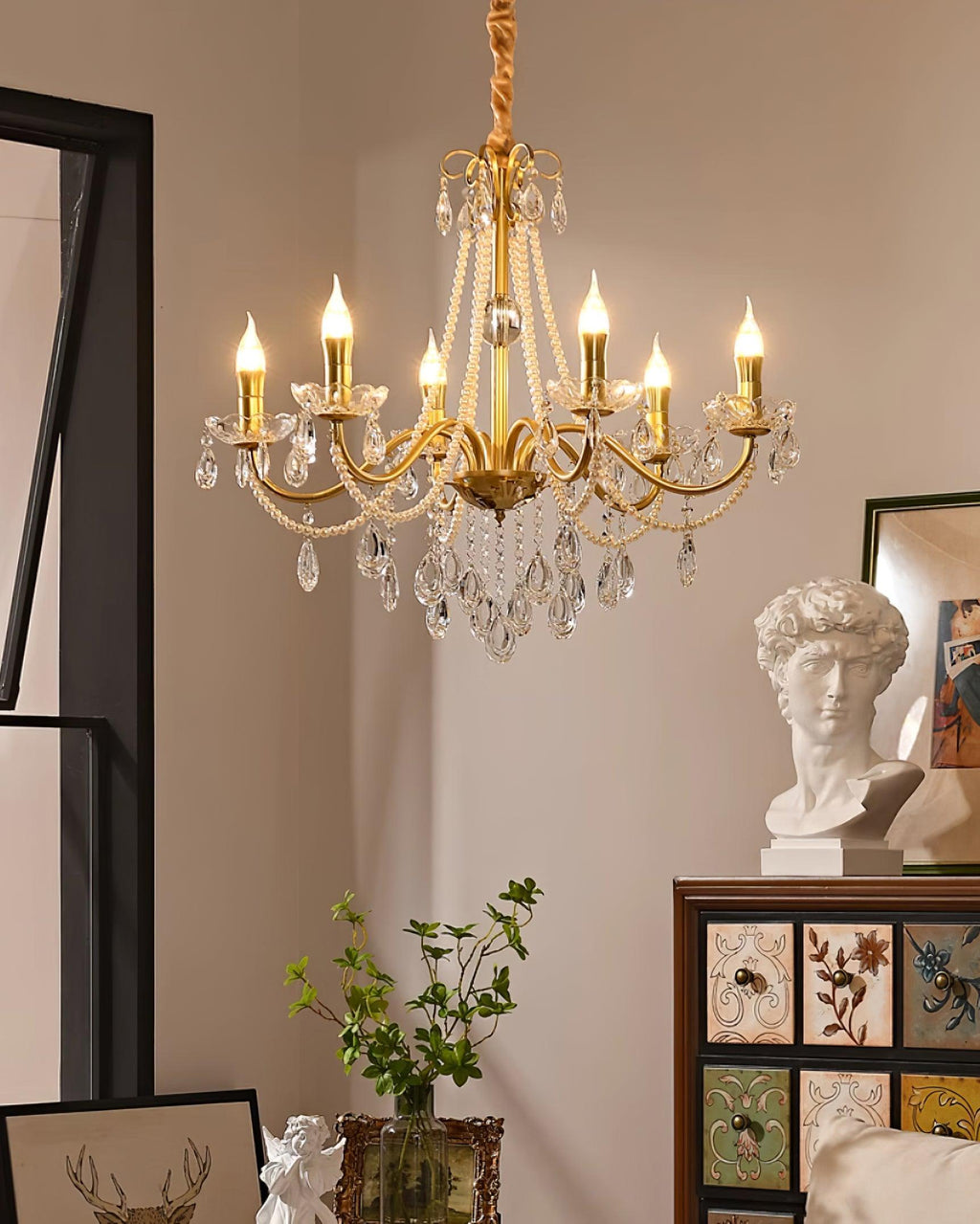 Elysion Lux Lampadario di Lusso Vintage in Cristallo
