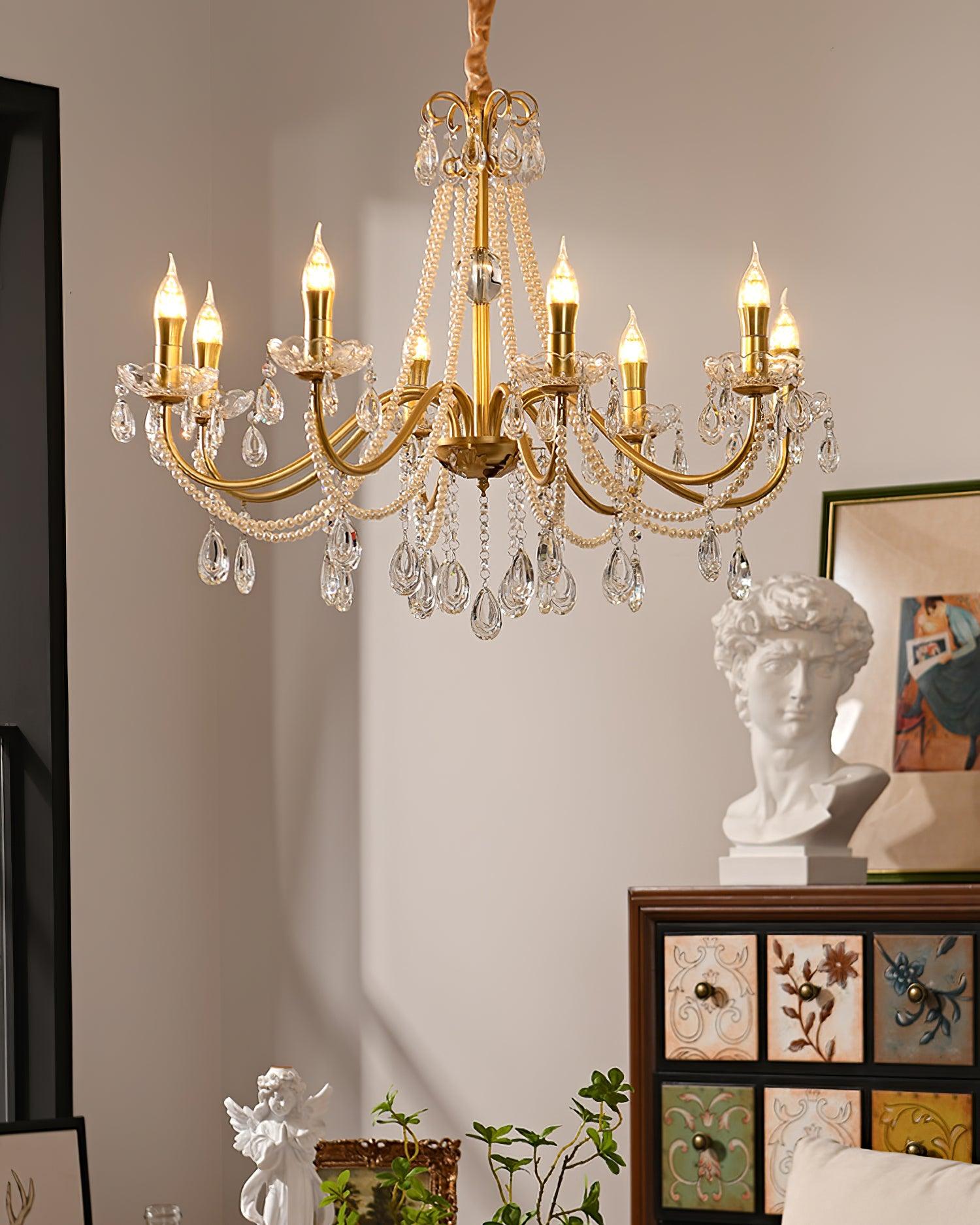 Elysion Lux Lampadario di Lusso Vintage in Cristallo