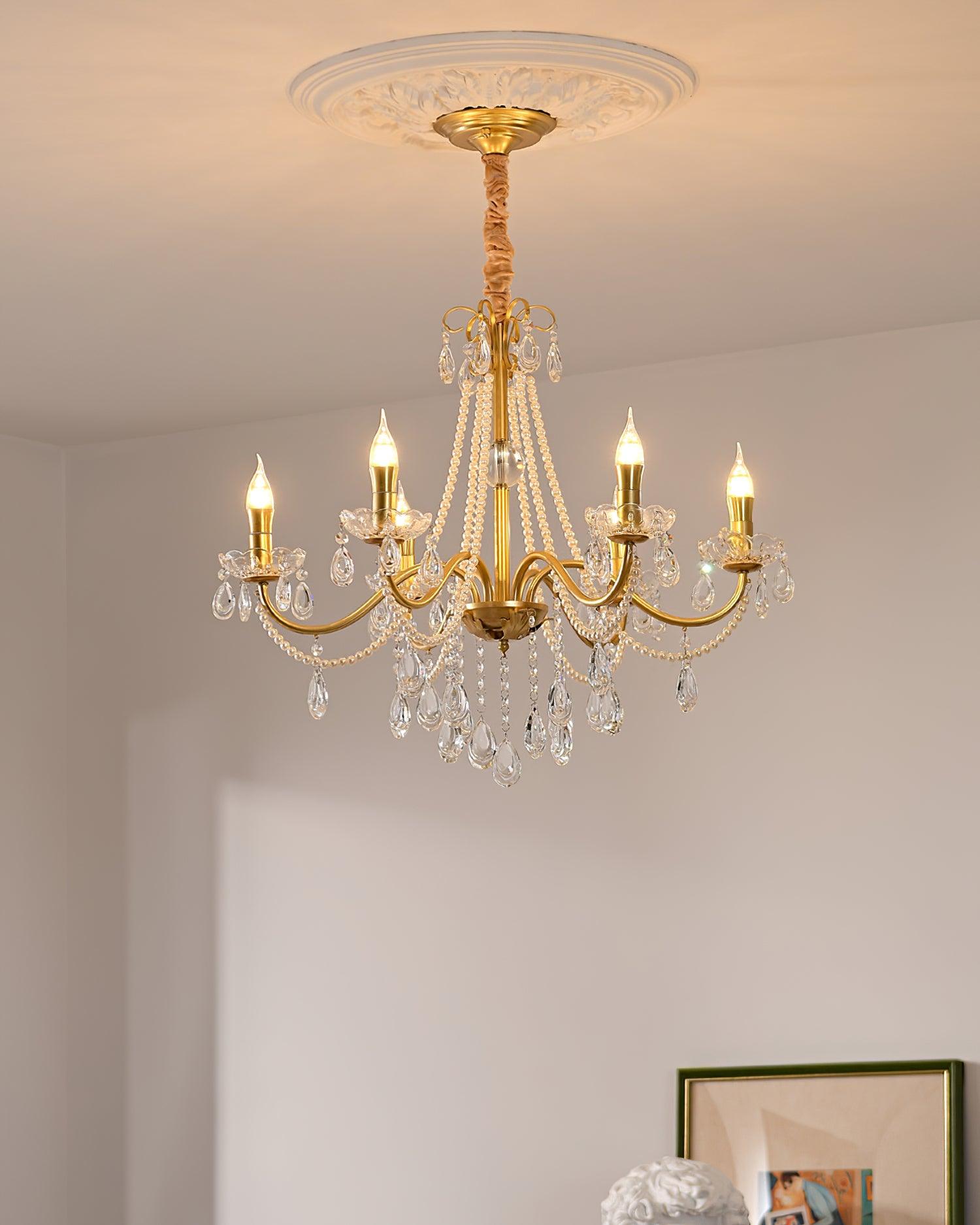 Elysion Lux Lampadario di Lusso Vintage in Cristallo
