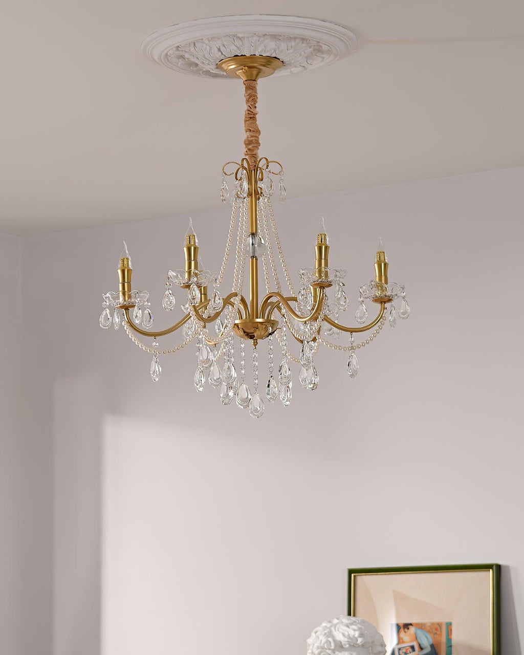 Elysion Lux Lampadario di Lusso Vintage in Cristallo