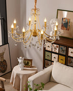 Elysion Lux Lampadario di Lusso Vintage in Cristallo