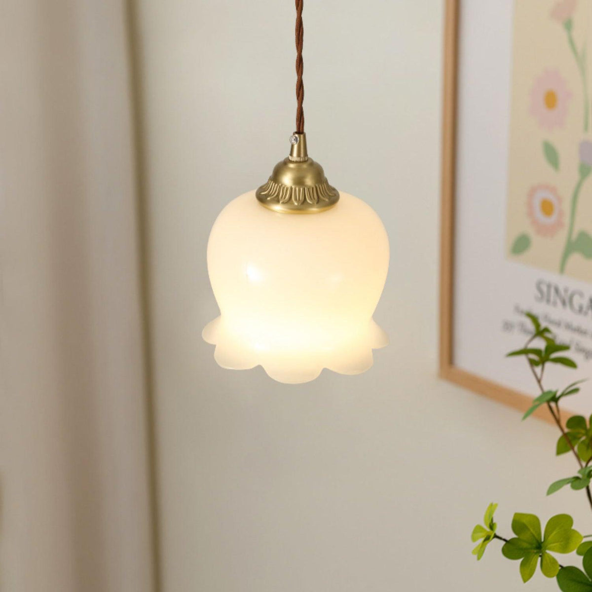 Lampada a sospensione Fiore della Valle