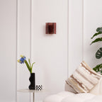 Lampada da parete Vasimo – Metallo dorato – Rosso – E14 – Design elegante