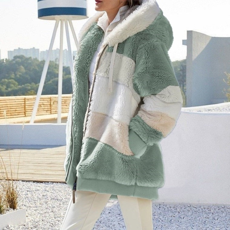 Giacca Teddy Fleece da Donna – Morbida Giacca Invernale Oversize