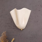 Lampada da Parete in Vetro a Forma di Fiore