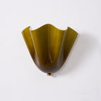 Lampada da Parete in Vetro a Forma di Fiore