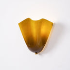 Lampada da Parete in Vetro a Forma di Fiore