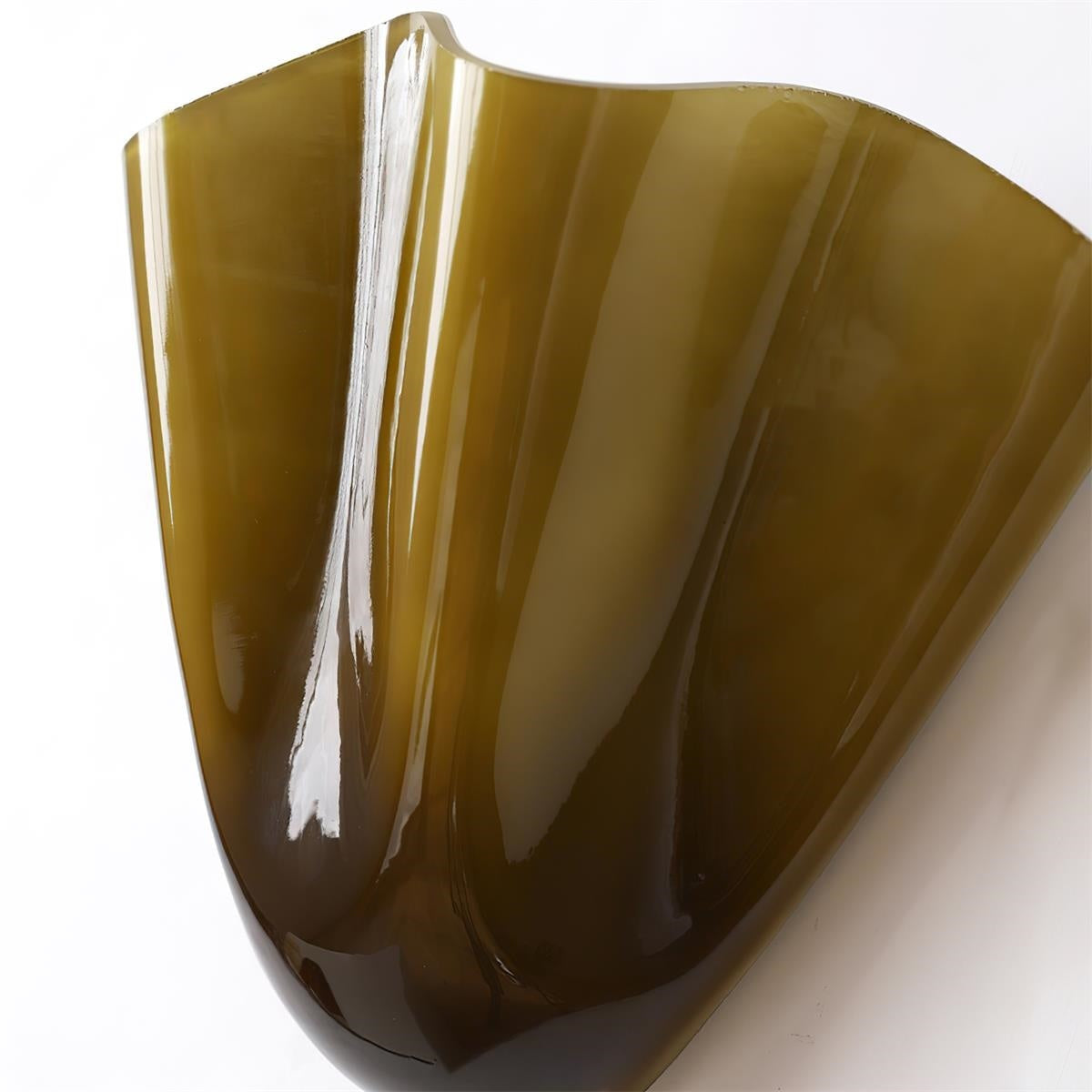 Lampada da Parete in Vetro a Forma di Fiore