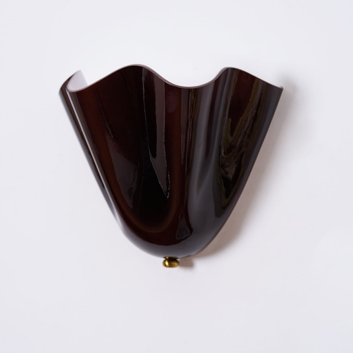 Lampada da Parete in Vetro a Forma di Fiore