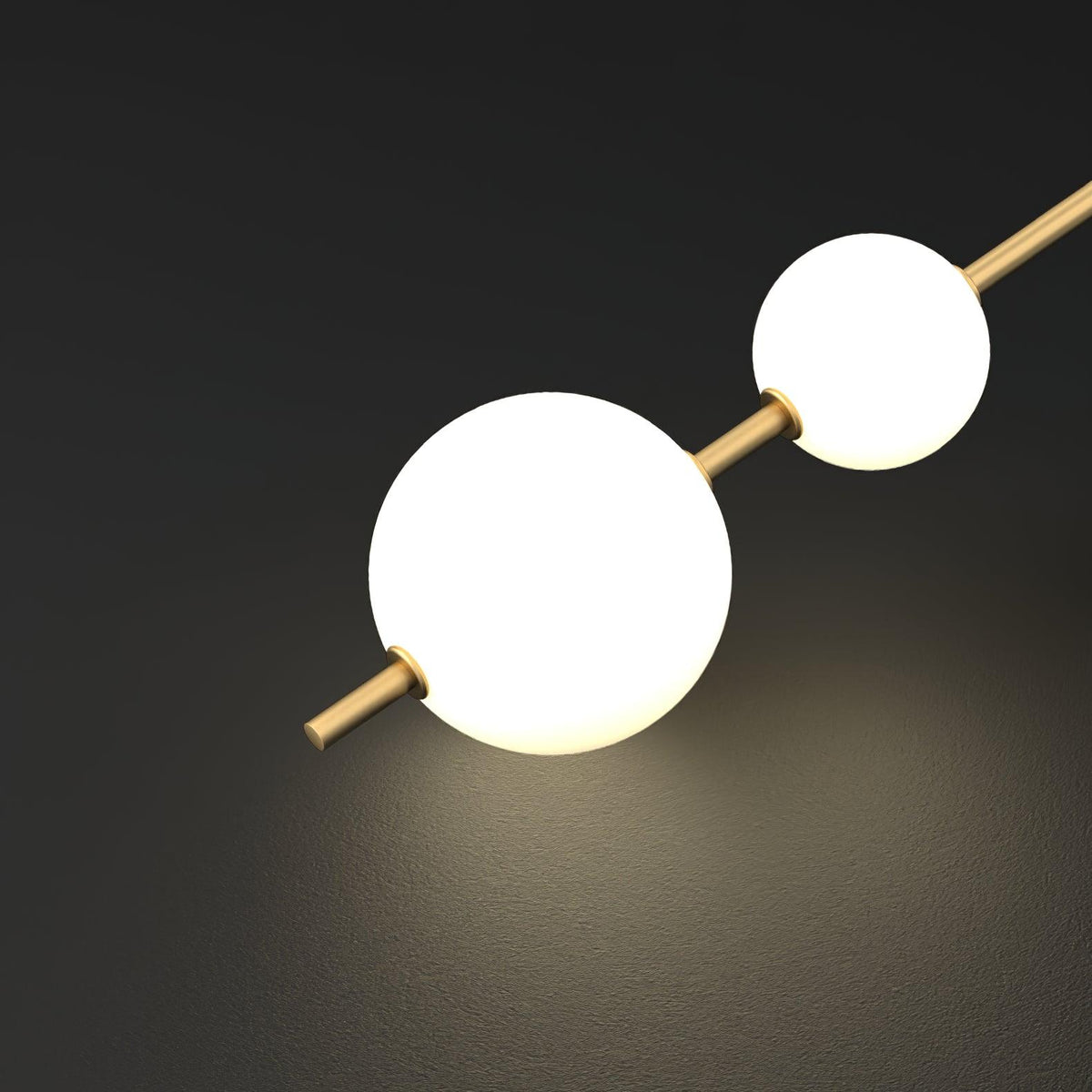 Lampada a sospensione Globo Verticale