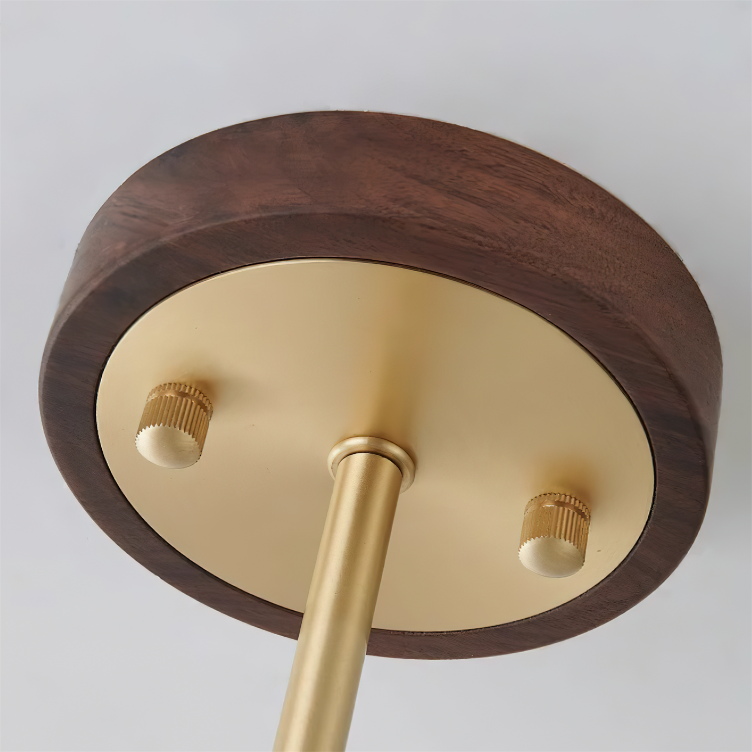 Vetrano Lampadario – Legno – Rame – Ø 50 cm – Design Moderno