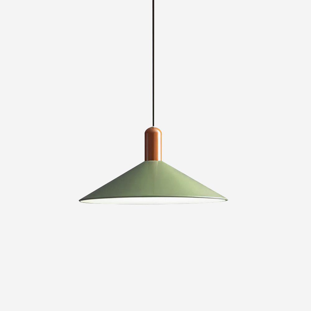 Lampada a sospensione Vilnaro – Metallo – Bianco/Beige/Verde – Design moderno