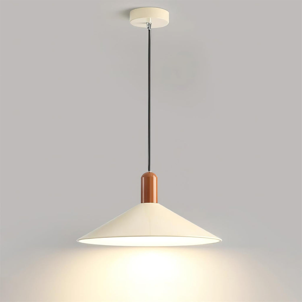 Lampada a sospensione Vilnaro – Metallo – Bianco/Beige/Verde – Design moderno