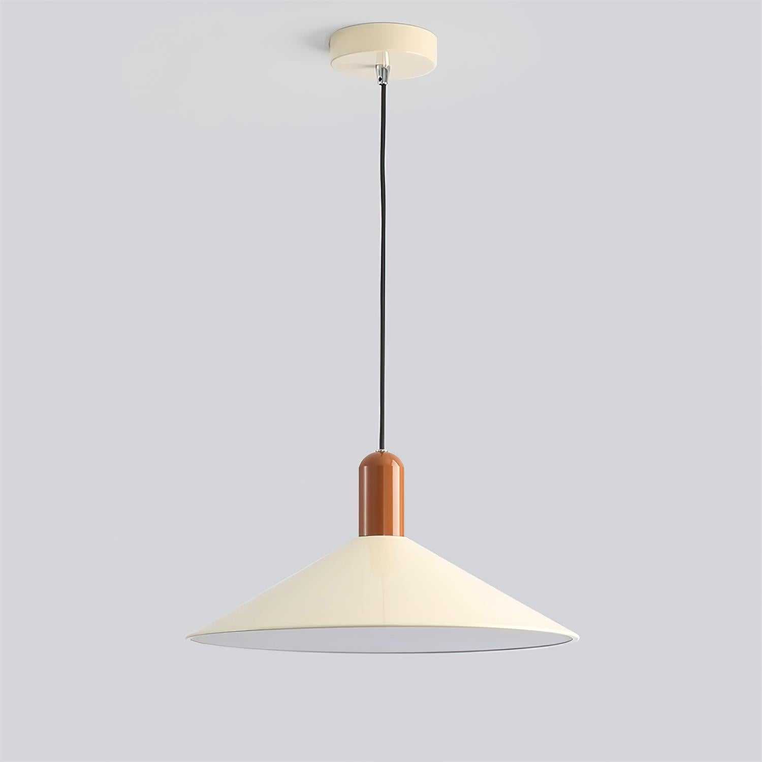 Lampada a sospensione Vilnaro – Metallo – Bianco/Beige/Verde – Design moderno