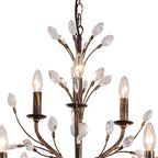 Lampadario Cristallo Floreale Antico Vintage Jorne