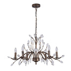 Lampadario Cristallo Floreale Antico Vintage Jorne