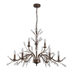 Lampadario Cristallo Floreale Antico Vintage Jorne