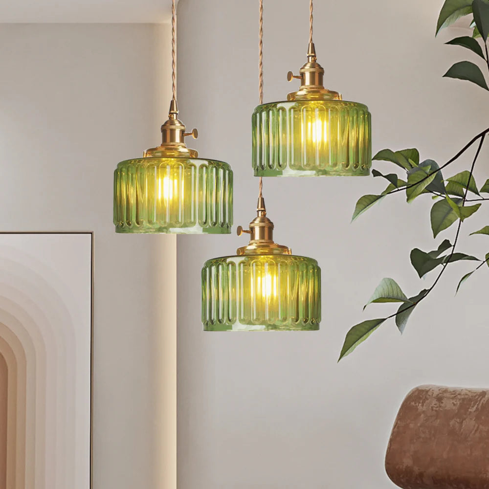 Lampadario in Vetro Creativo Vintage Nordico Unico