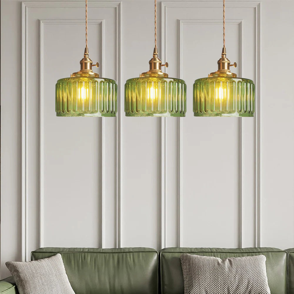 Lampadario in Vetro Creativo Vintage Nordico Unico