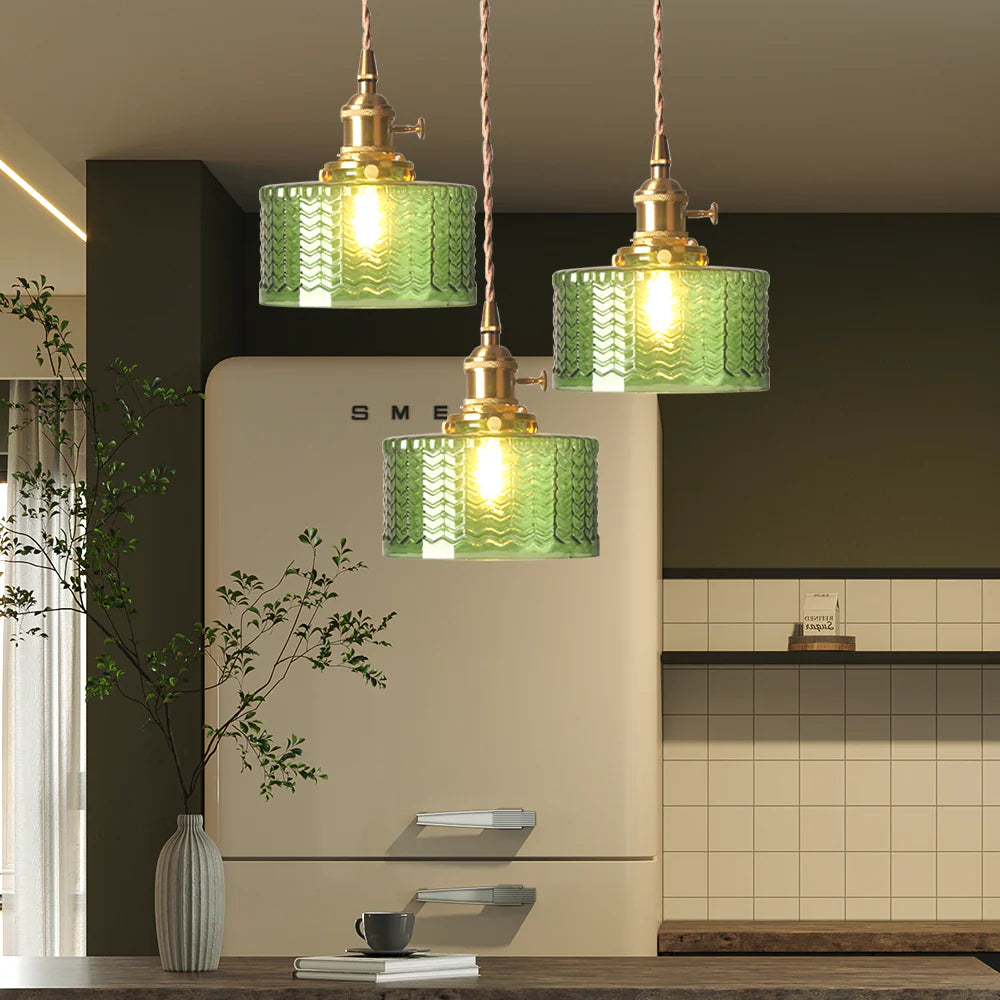 Lampadario in Vetro Creativo Vintage Nordico Unico