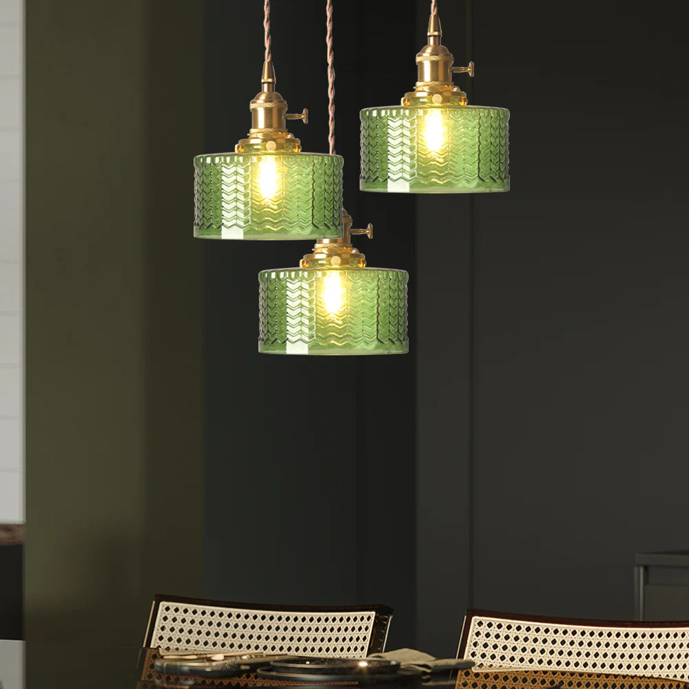 Lampadario in Vetro Creativo Vintage Nordico Unico