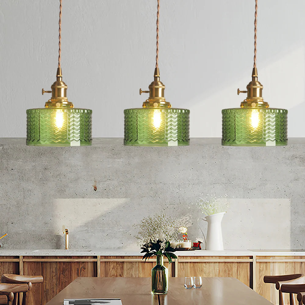 Lampadario in Vetro Creativo Vintage Nordico Unico