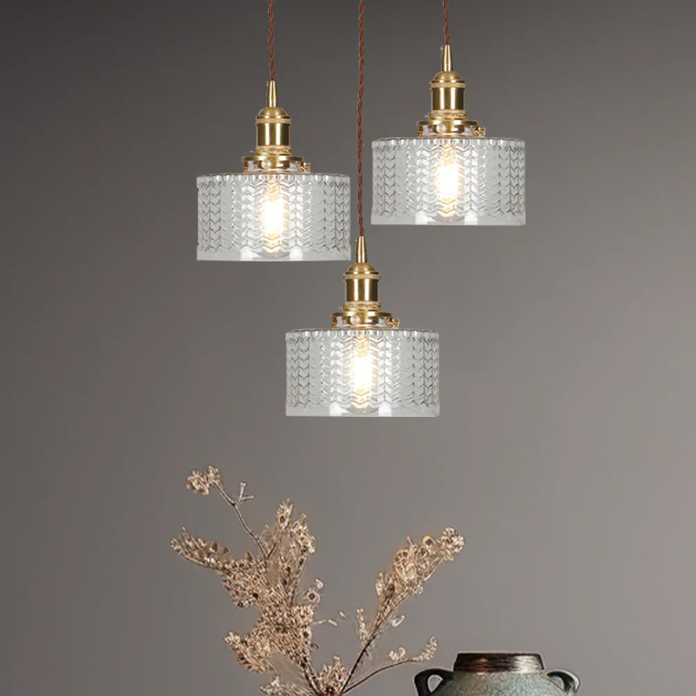 Lampadario in Vetro Creativo Vintage Nordico Unico