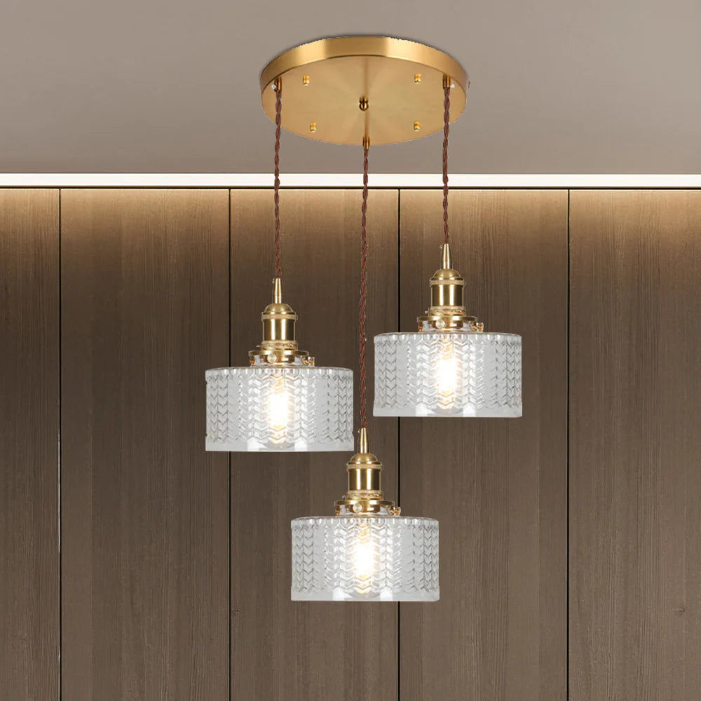 Lampadario in Vetro Creativo Vintage Nordico Unico