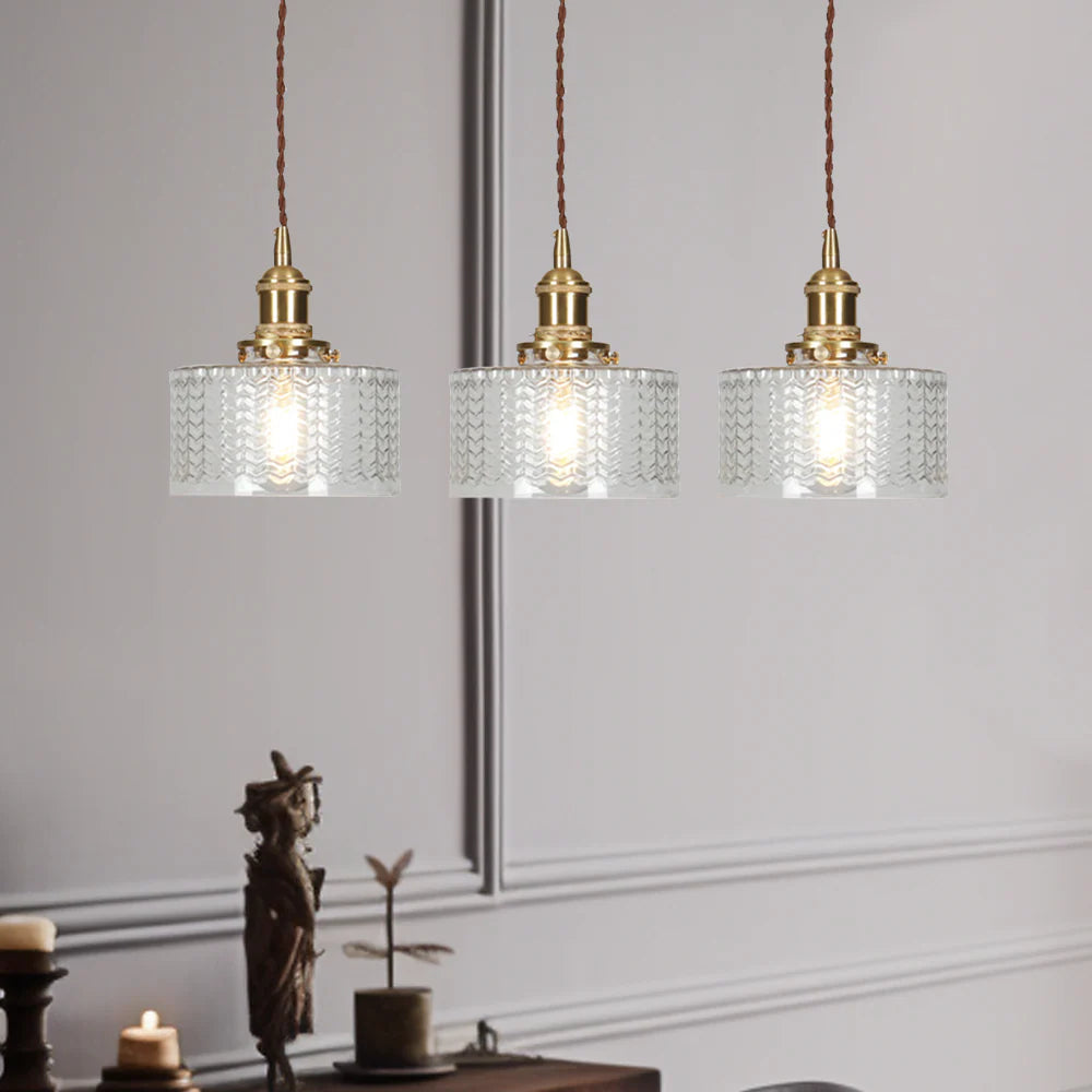 Lampadario in Vetro Creativo Vintage Nordico Unico
